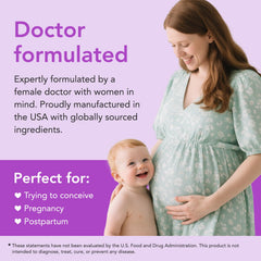 Premom bottle close-up with clear dosage information for easy use.