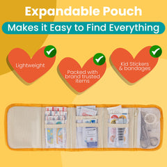 Sticker pack from PreparaKit to soothe kids after a scare.