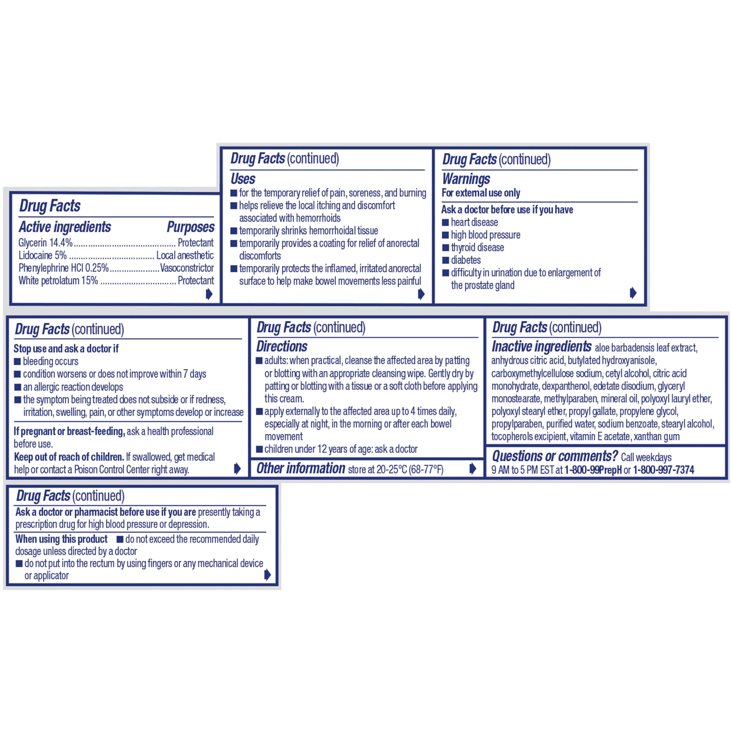 Preparation H tube in hand for on-the-go hemorrhoid care