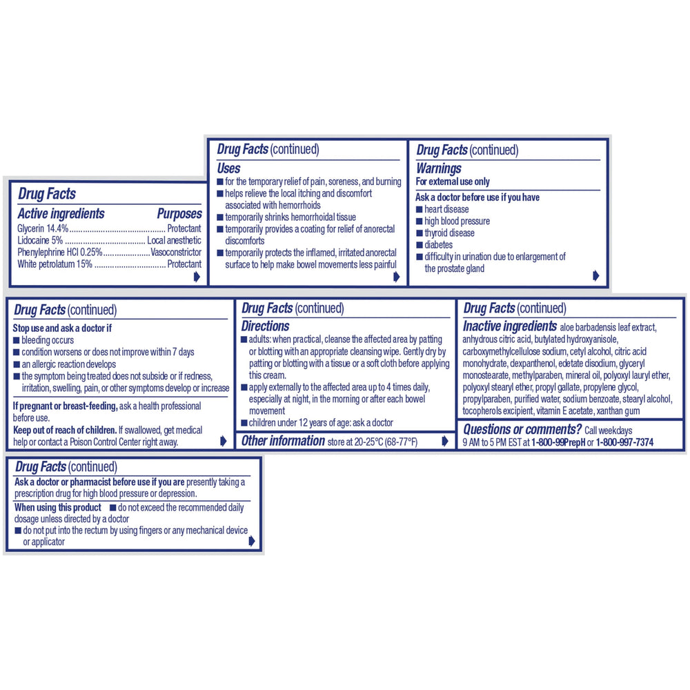 Preparation H tube in hand for on-the-go hemorrhoid care