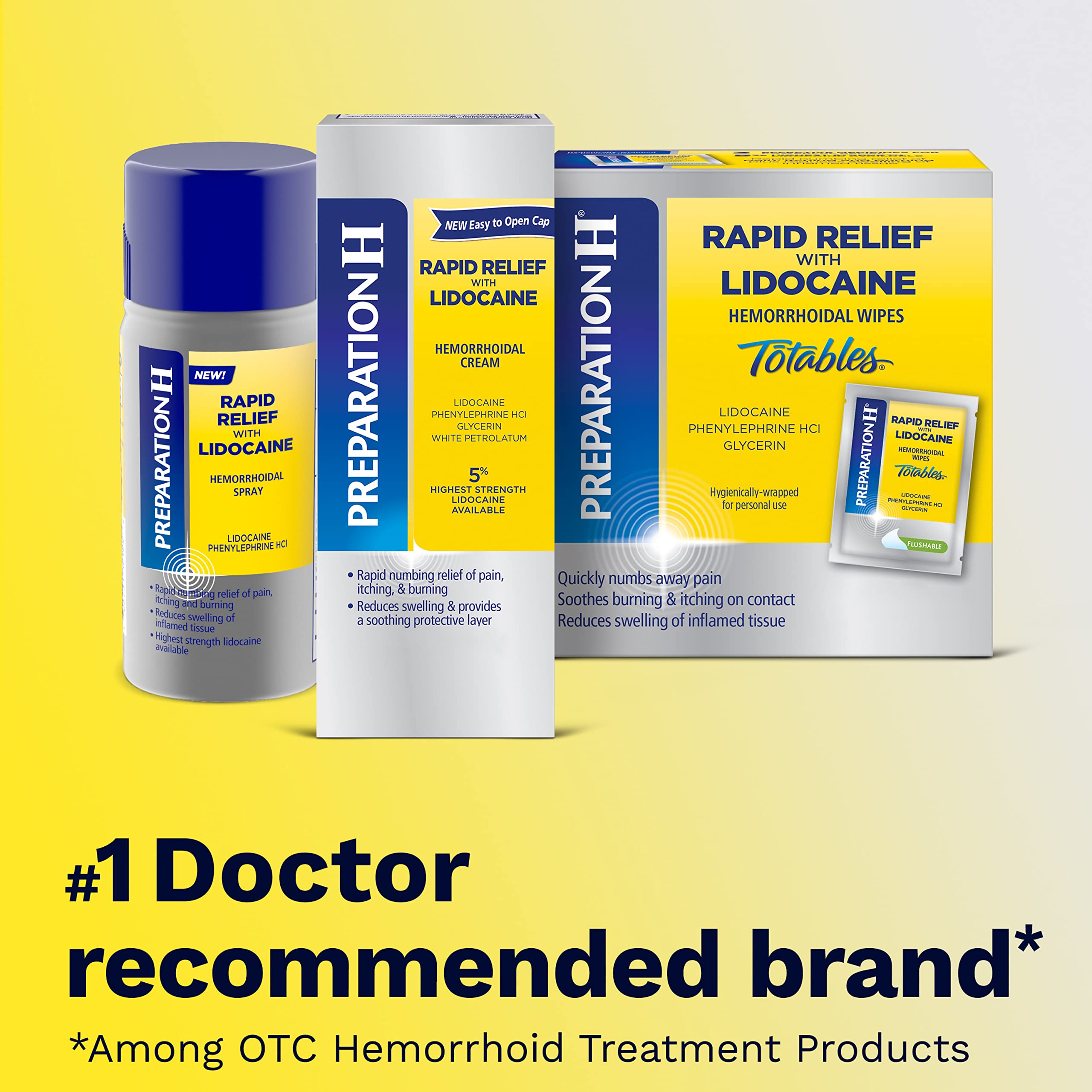 Tube on bathroom counter suggests quick relief during daily routine