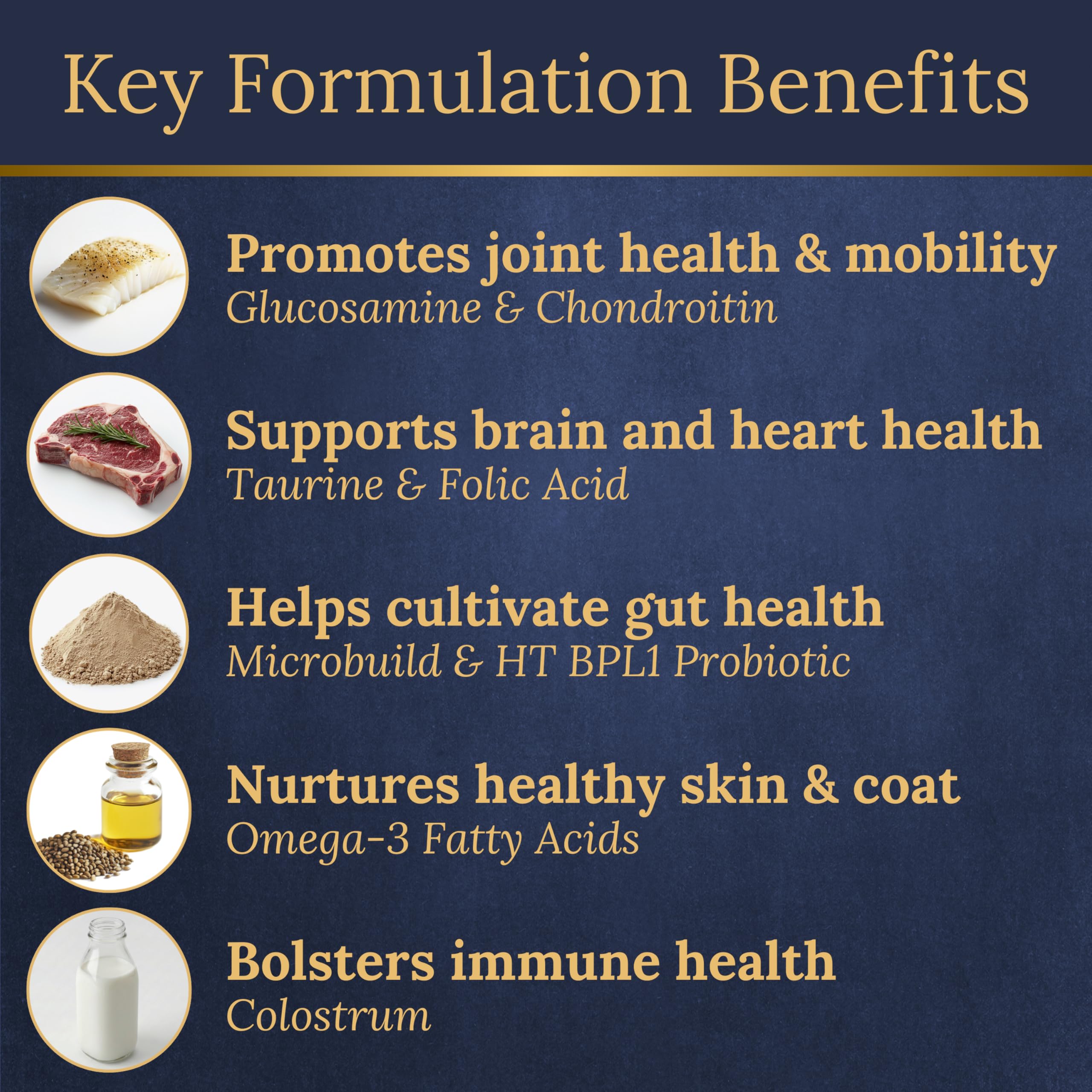 Prestige Breed multivitamins bottle signals joint-support during play.