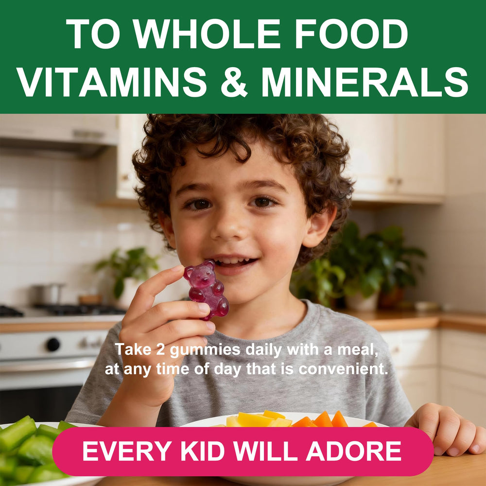 Nutrition panel showing calcium, vitamin C, zinc and other ingredients
