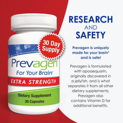 Prevagen Extra Strength BPA-free packaging for safe storage
