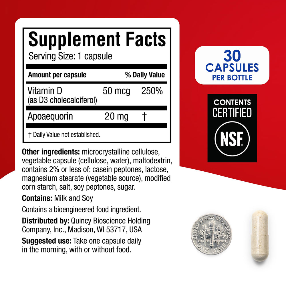 Prevagen Extra Strength Vitamin D3 information on bottle for added support