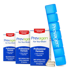 Prevagen Professional Formula bottle with 90 capsules for daily Apoaequorin and Vitamin D3 support.