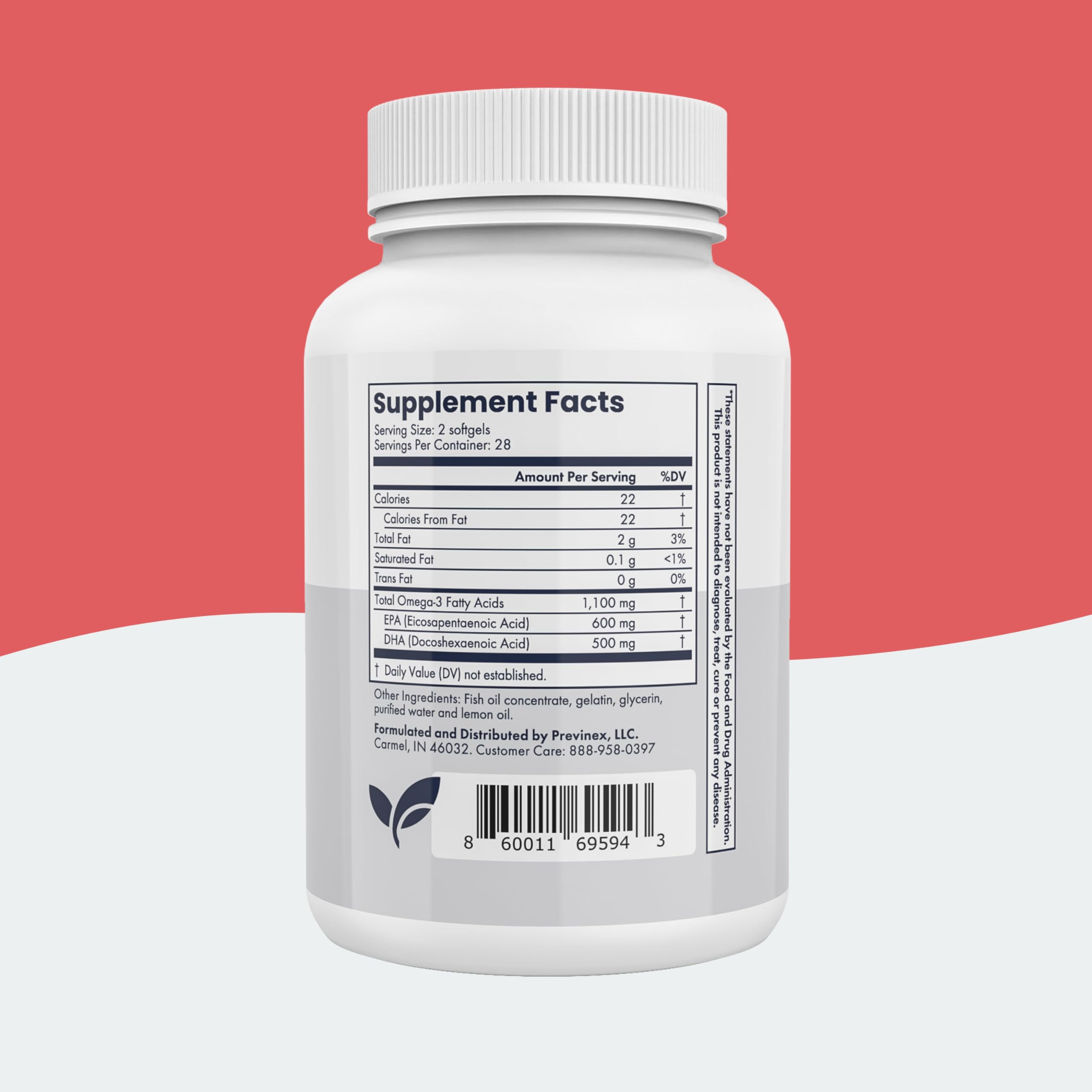 Absorption-optimized omega-3 from Previnex Omega Pure Plus supports daily wellness.