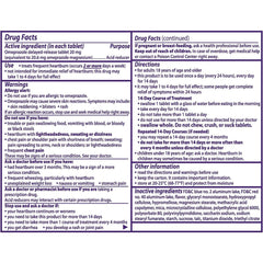 Prilosec OTC Wildberry flavor cue suggesting pleasant taste during use