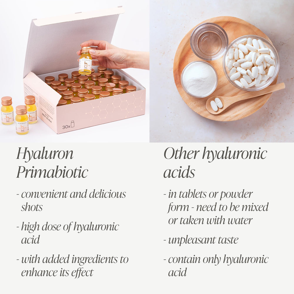 PRIMABIOTIC Hyaluronic Acid mango-dispense demonstrates mess-free, quick use.