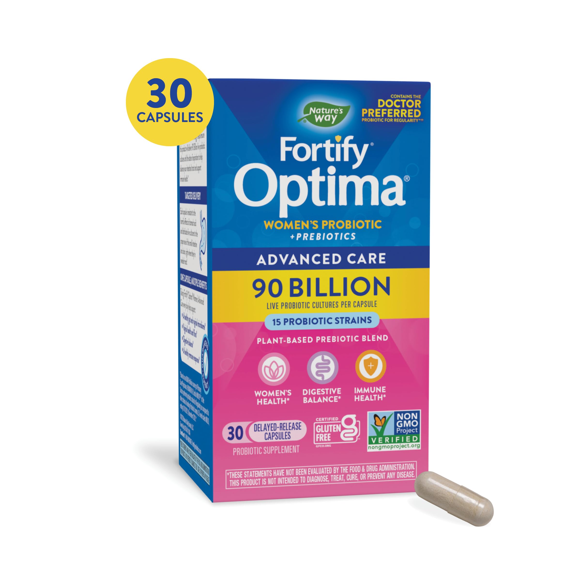 Primadophilus Optima Women probiotic blend promotes yeast balance