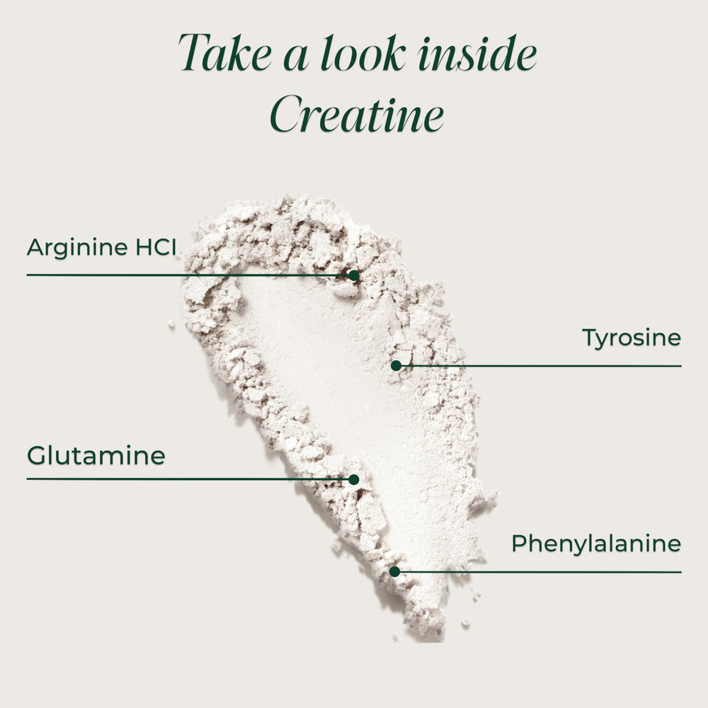 Primal Harvest Creatine Powder pour into a drink for on the go fueling.