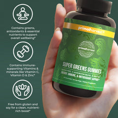 Primal Harvest mushroom blend gummies featuring adaptogens and focus benefits