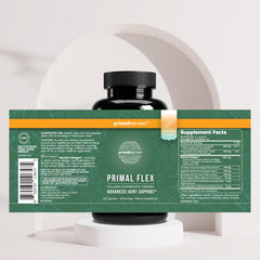 Primal Flex eggshell membrane capsule shows natural collagen source