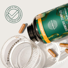 Primal Harvest turmeric complex box opened and ready to take.