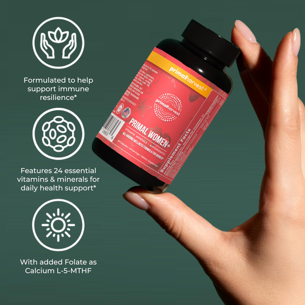 Primal Harvest two-bottle pack showcases an ongoing wellness routine.