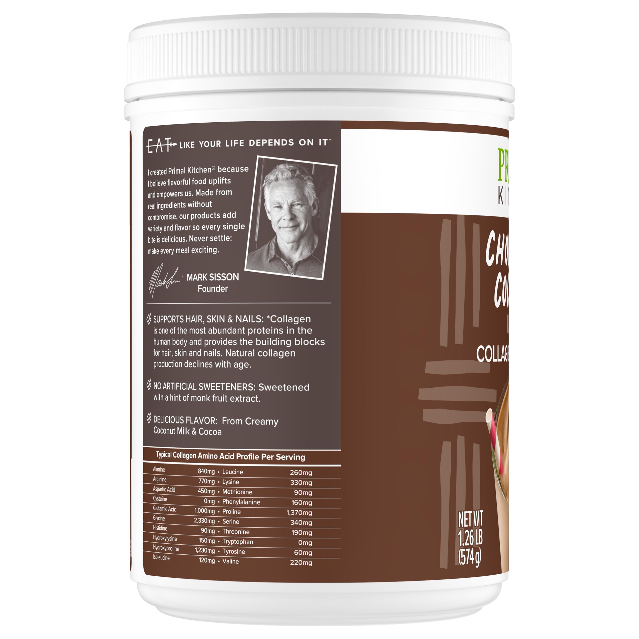 Primal Kitchen Chocolate Collagen Fuel baking idea with dessert potential.