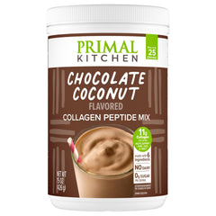 Primal Kitchen Collagen Fuel Chocolate Coconut container with premium ingredients