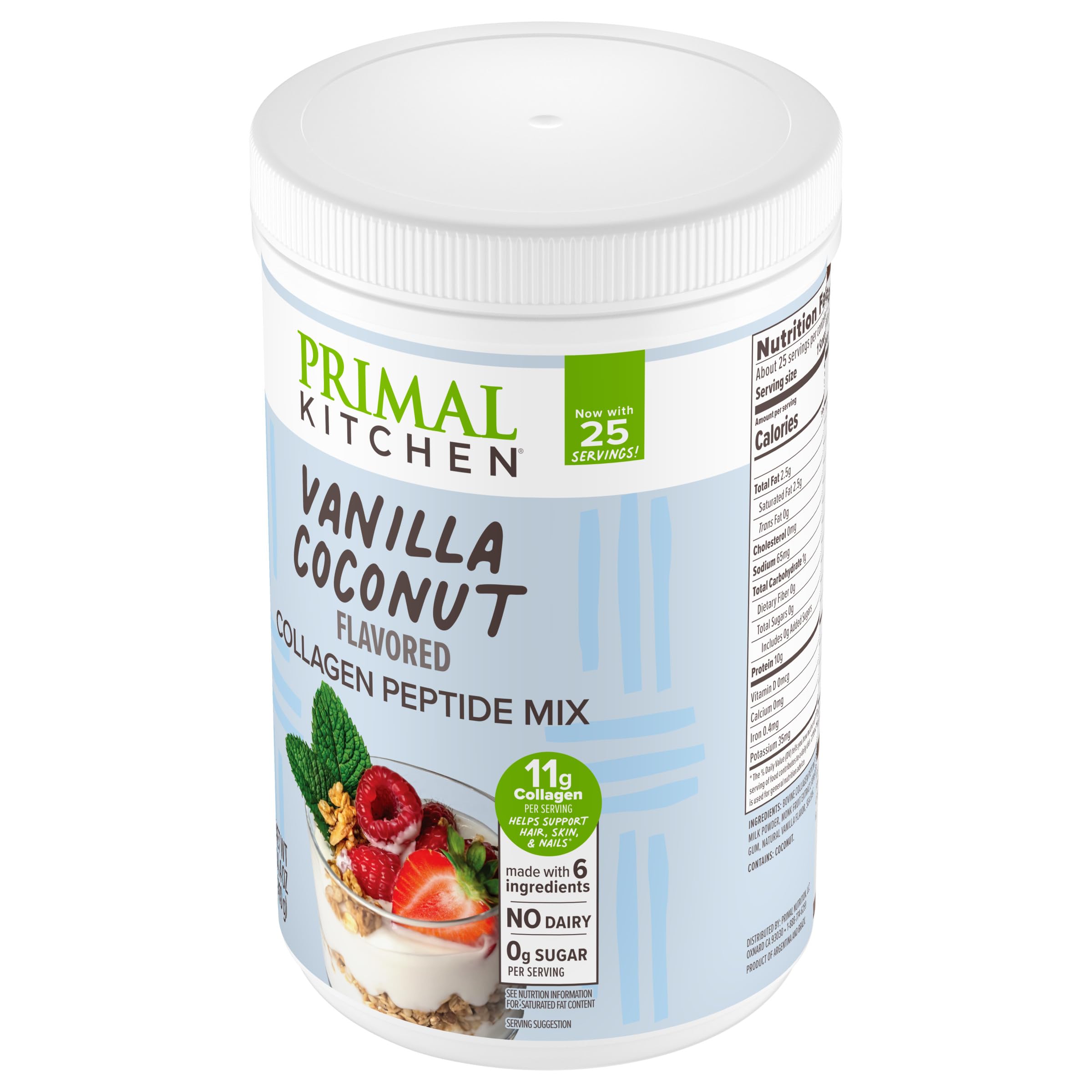Primal Kitchen Collagen Fuel Vanilla Coconut baking mix-ready image