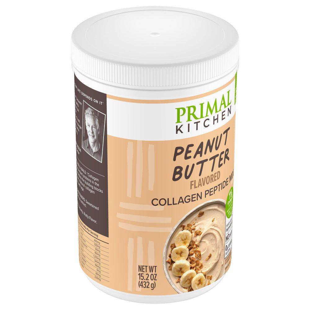 Primal Kitchen Collagen Fuel Drink dairy-free label highlights whey-free formula.