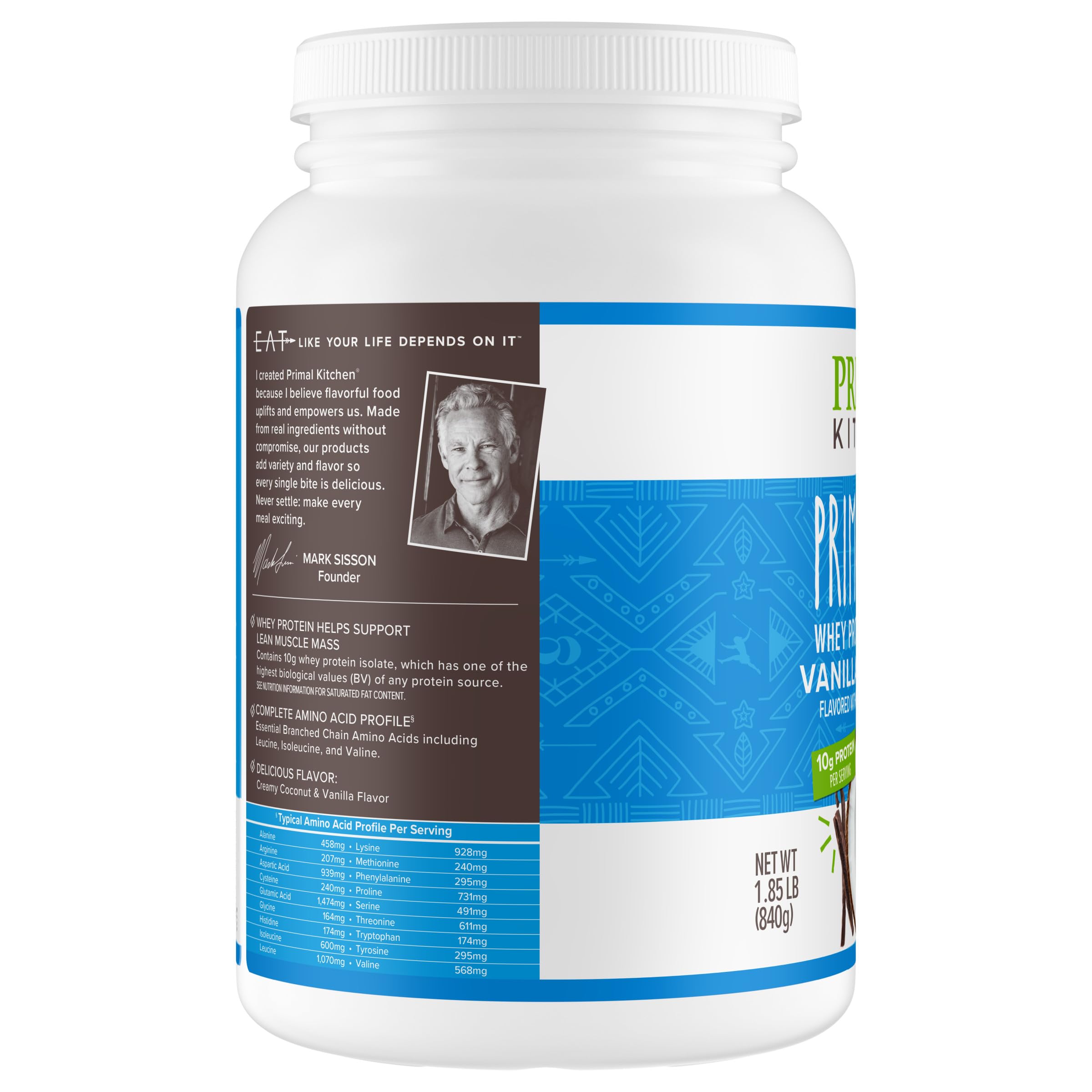 Primal Fuel vanilla coconut fresh shake serves as a meal-friendly option