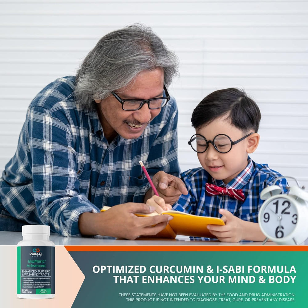 Science-focused icon for cognitive focus with BioMeric Advanced.