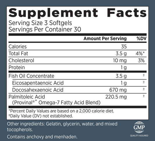 Primal Labs DuOmega capsules close-up, small and easy-to-swallow with pure oils for daily use