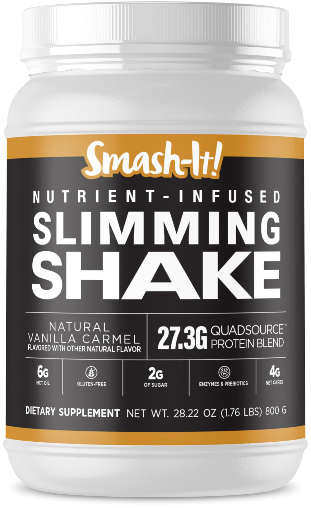 Primal Labs Smash-It vanilla bottle showing keto-friendly nutrient infusion for quick meals