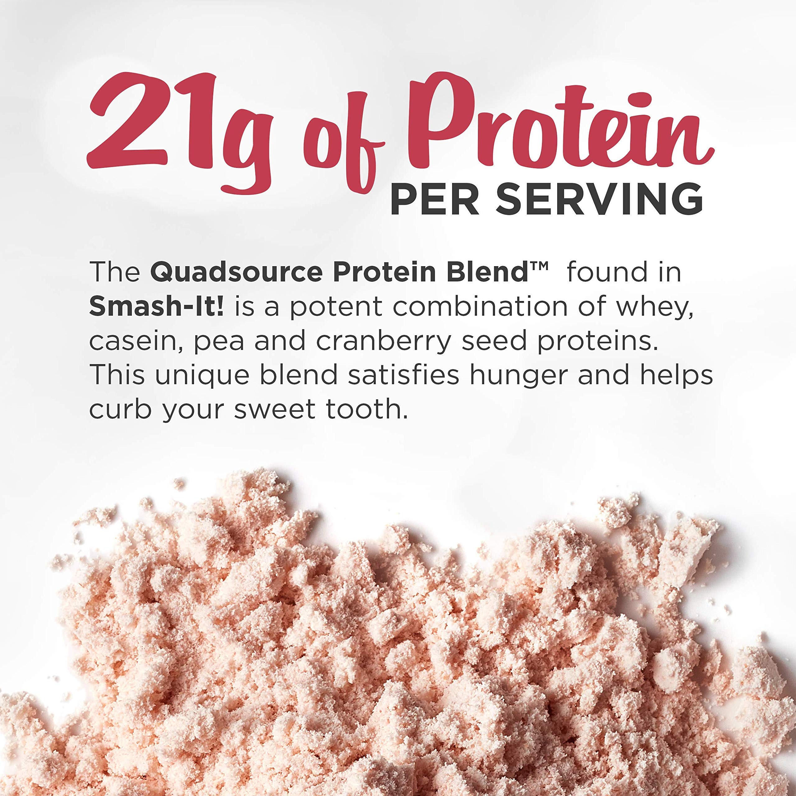 Primal Labs Smash-It powder poured into a shaker for quick mixing.