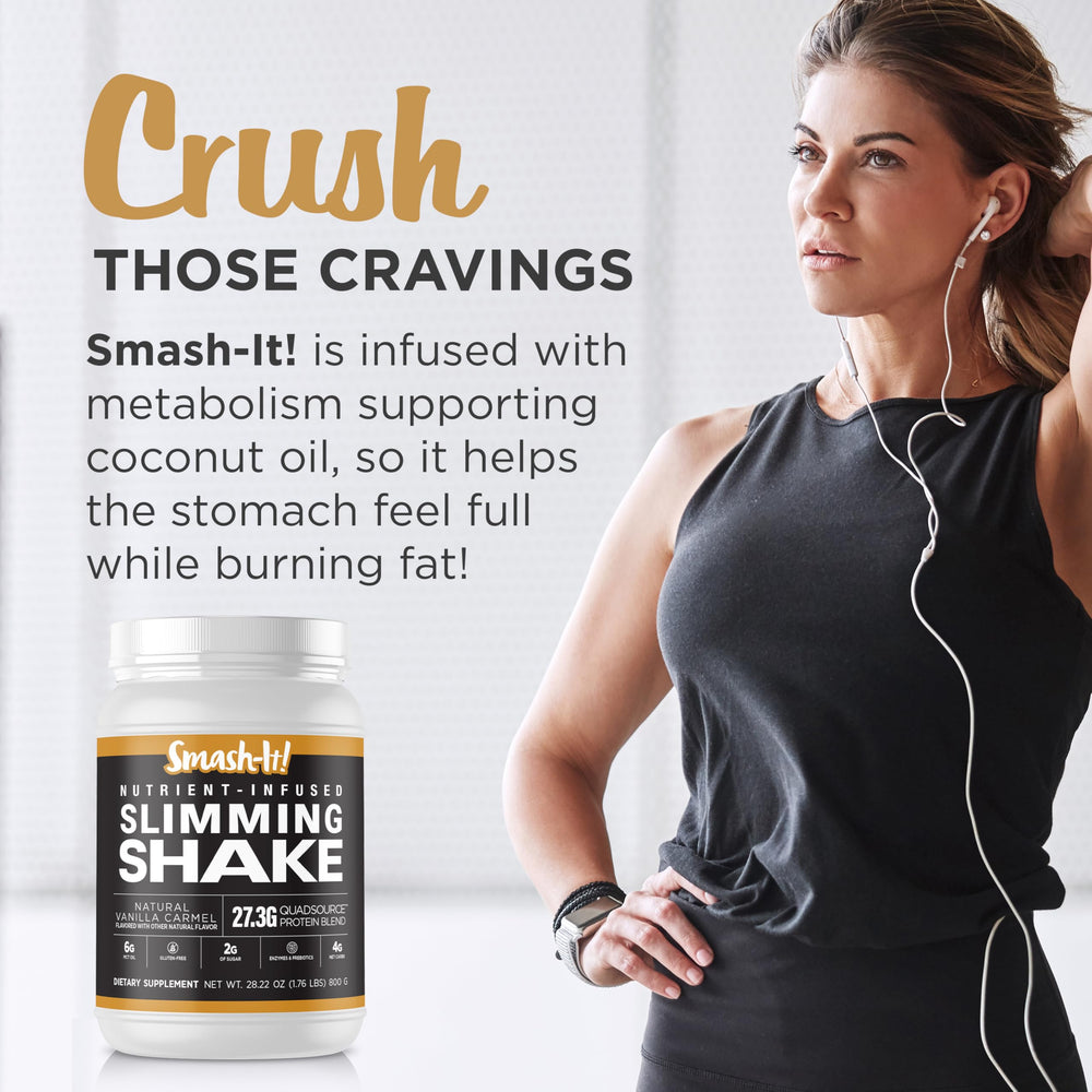 Smash-It protein shake being poured for a convenient on-the-go meal