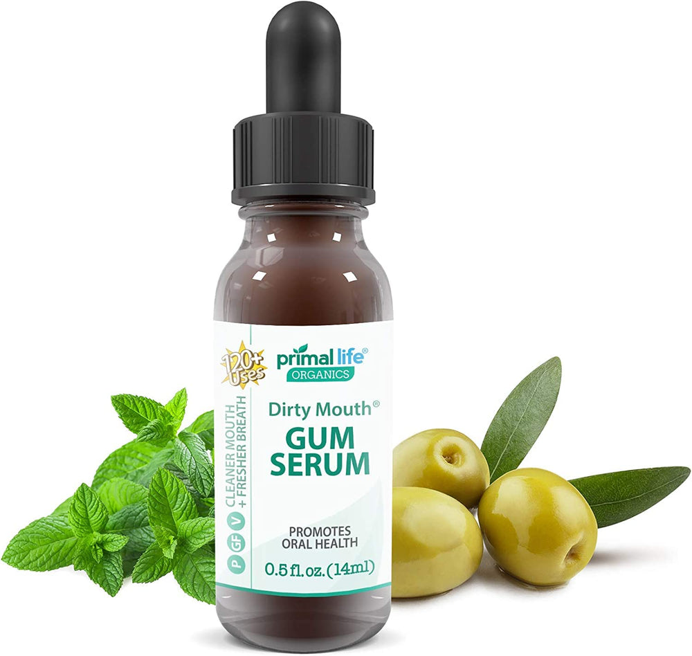 Primal Life Gum Drops olive-oil-base highlights antioxidant-rich formula.