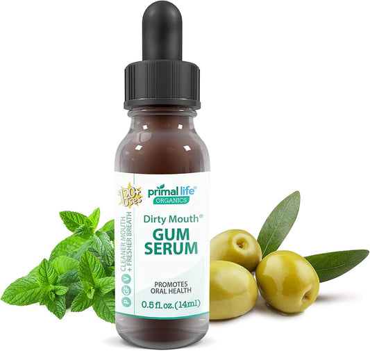 Primal Life Gum Drops olive-oil-base highlights antioxidant-rich formula.