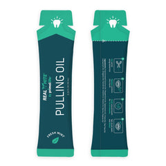 Fresh mint aroma from Real White Pulling Oil for breath freshness