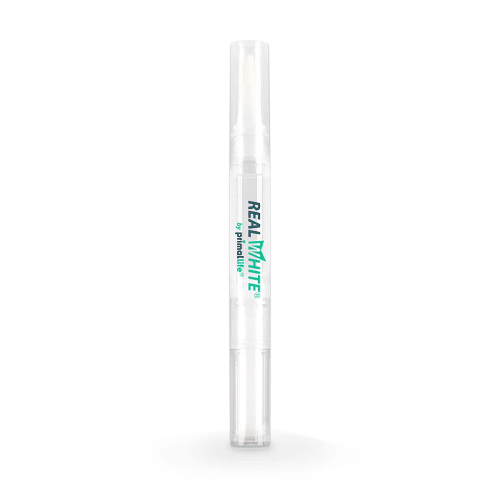Primal Life Organics Real White Teeth Whitening Pens dispense tip for precise application