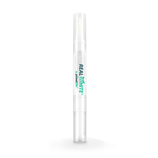 Primal Life Organics Real White Teeth Whitening Pens dispense tip for precise application