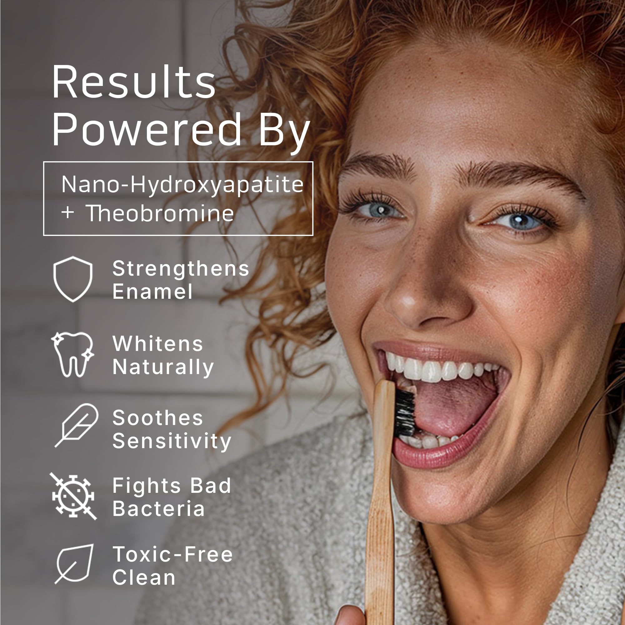 Primal Life Real White Dental Boost packaging highlights sustainable design and organic ingredients.