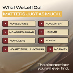 Primal Power clean-ingredient bar showing no seed oils