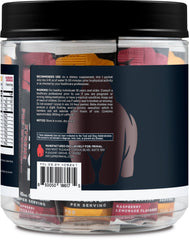 Primal Purge Xtreme Raspberry Lemonade stickpack offers portable pre-workout energy.