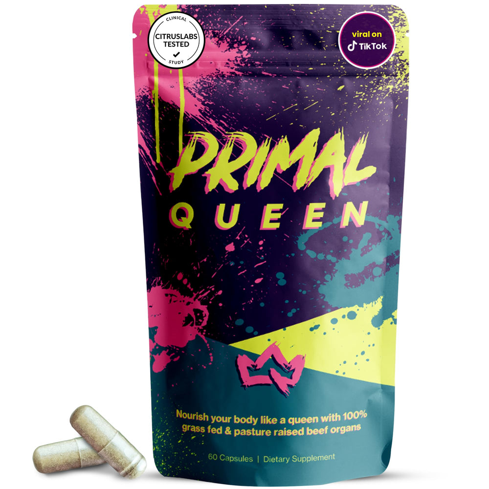 Primal Queen beef liver capsules for daily energy and nutrition