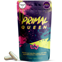 Primal Queen beef liver capsules for daily energy and nutrition