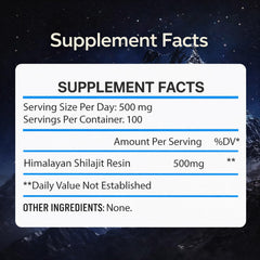 Graphic showing 85 minerals in Prime Choice Spot LLC Shilajit Resin