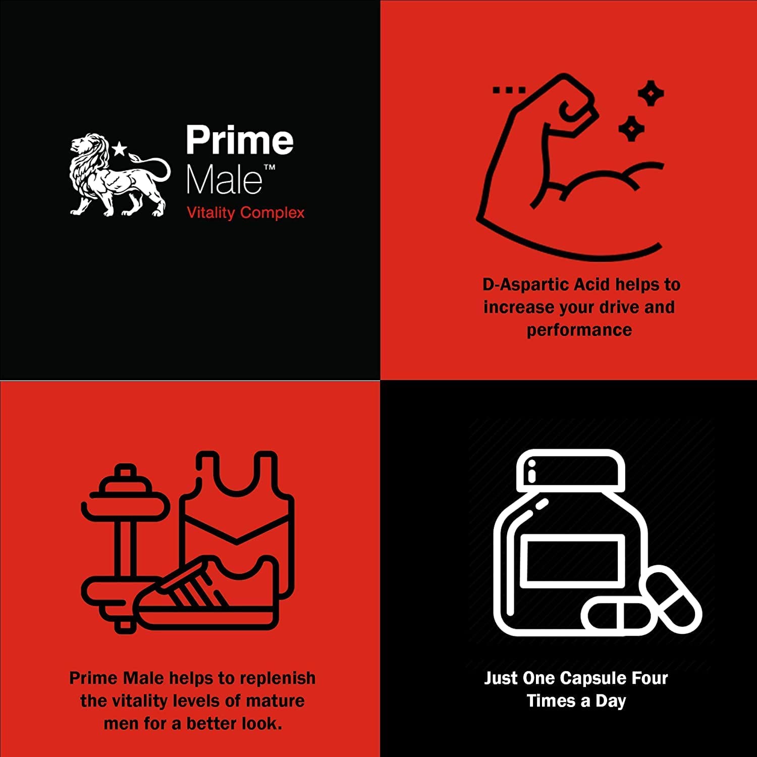 Prime Male Vitality serving suggestion hints at routine