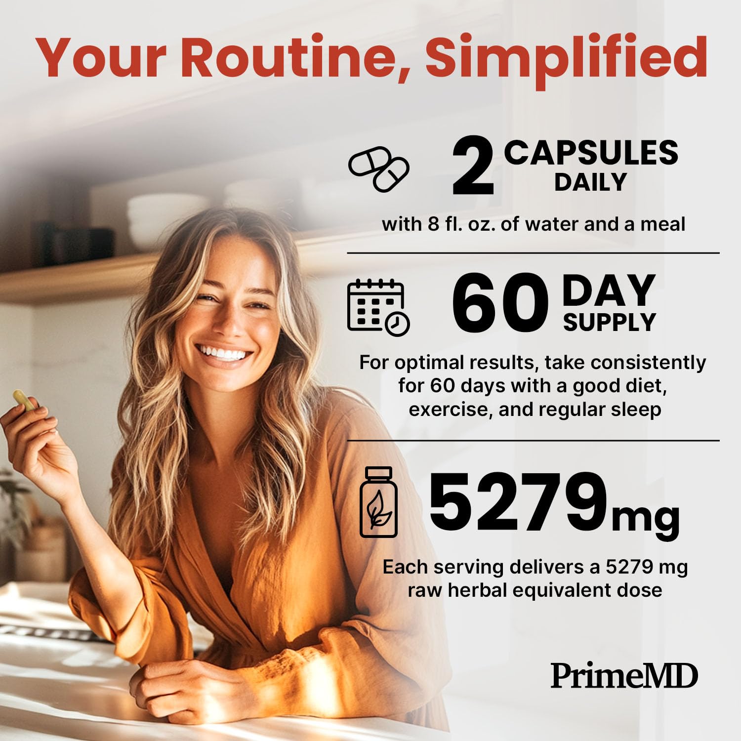 PrimeMD Berberine zinc and chromium tablets representing minerals