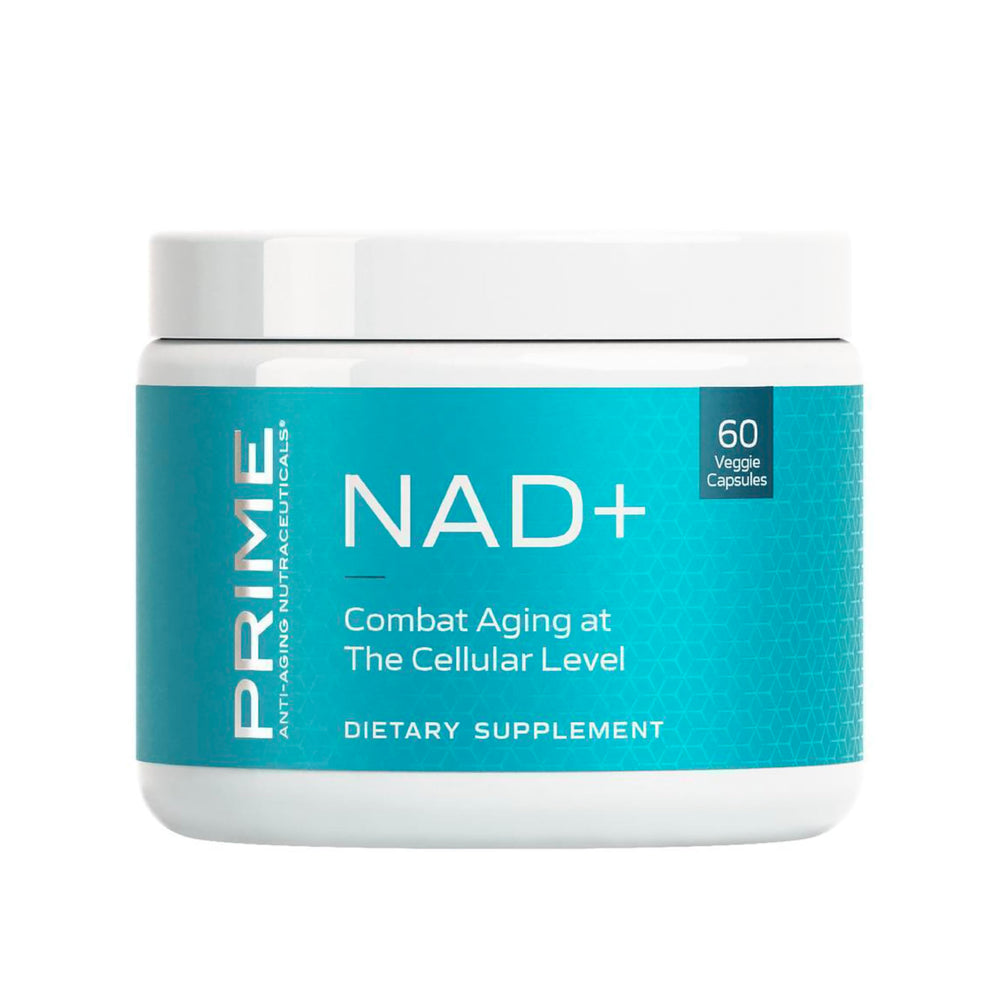 Prime NADPlus bottle pour illustrating daily vitality support and easy serving