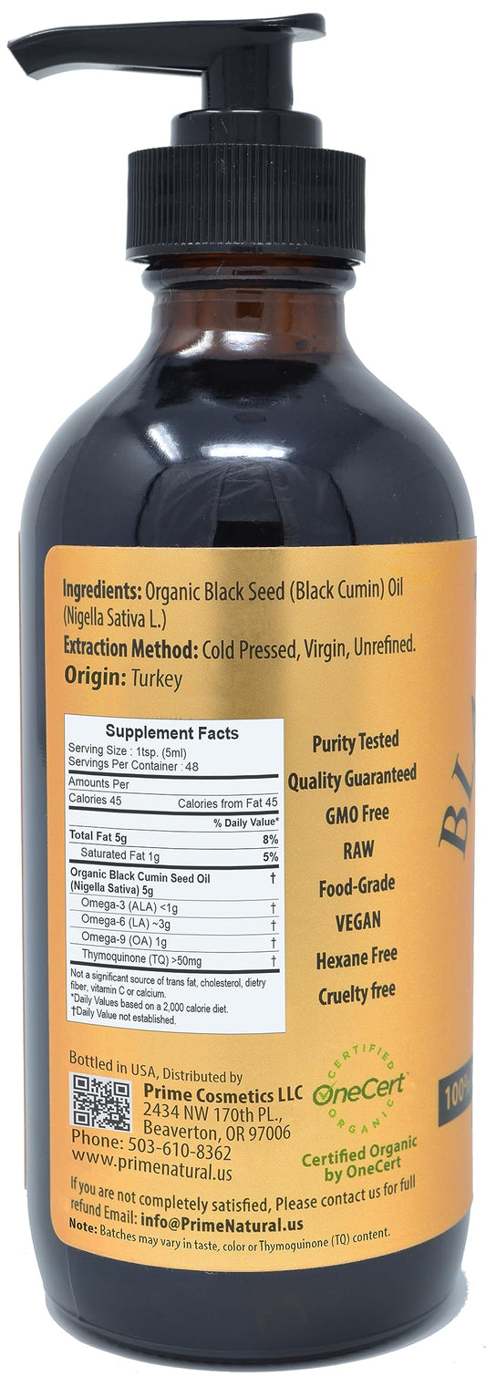 Prime Natural 8oz bottle on kitchen counter ready for use