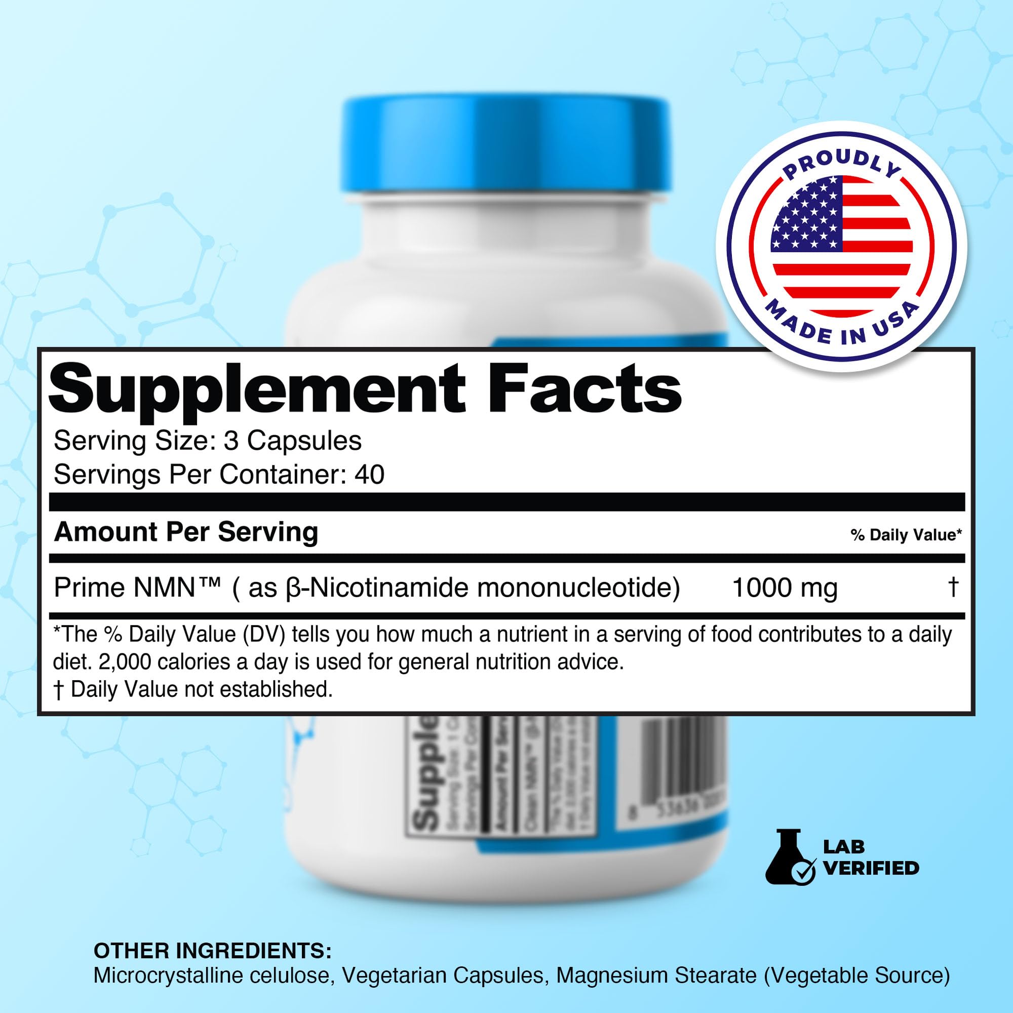 Prime Powders NMN capsules stability lab test validates purity and consistent potency