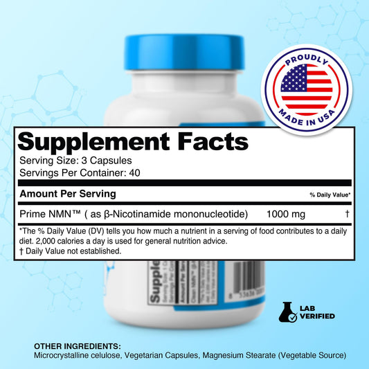 Prime Powders NMN capsules stability lab test validates purity and consistent potency