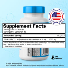 Prime Powders NMN capsules stability lab test validates purity and consistent potency