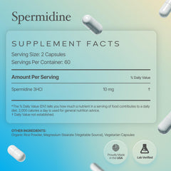 Prime Powders Spermidine US-made batch reflects quality control.