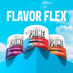 Prime Rapid Rehydration label close-up highlighting no artificial colors or flavors