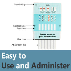 Prime Screen 12-Panel Card back with usage guidance for accurate reading.
